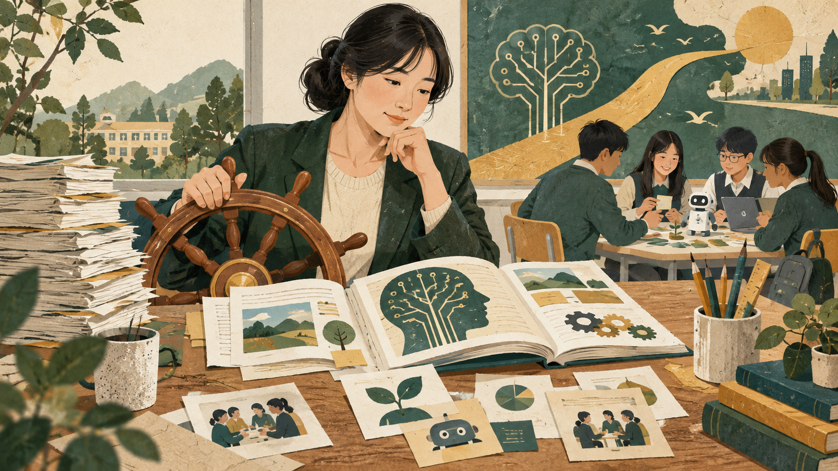 AI 교과서를 교사가 직접 만든다, 자율성일까 새 업무일까